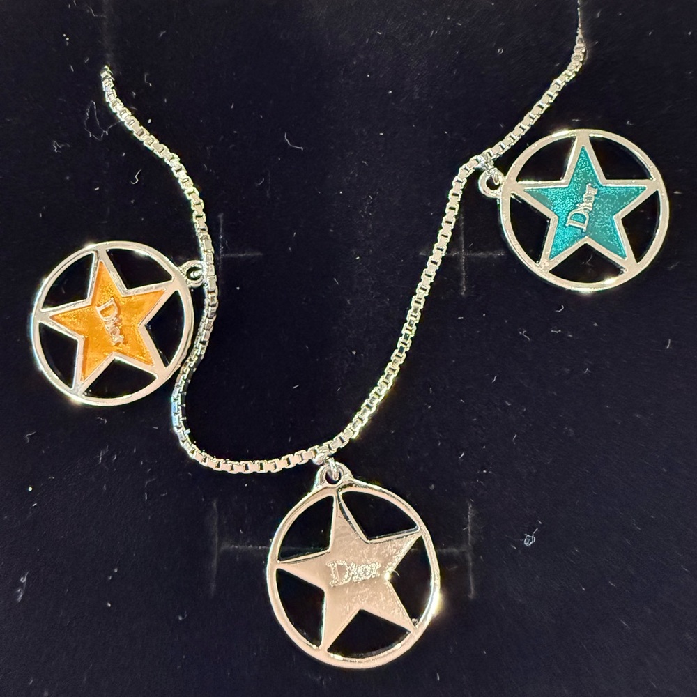 Dior designer Star necklace